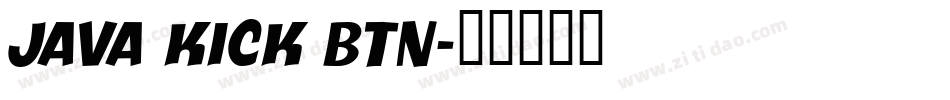 Java Kick BTN字体转换